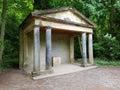 Temple at Lotherton hall Leeds West Yorkshire UK