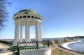 Temple of Love - Rotunda on quay of Volga and Korostel river. Royalty Free Stock Photo