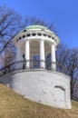 Temple of Love - Rotunda on quay of Volga and Korostel river. Royalty Free Stock Photo