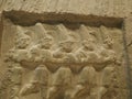 Stone carving in the temple, Luoyang, Henan Province