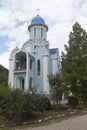 Temple the martyr Huara Trinity-Georgievsky female monastery in Adler district Krasnodar region Royalty Free Stock Photo