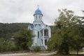 Temple of the Martyr Huara in the Trinity-Georgievsky female monastery in village Lesnoye, Adler district Krasnodar region Royalty Free Stock Photo