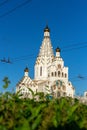 Temple-memorial in honor of All Saints. Orthodox church.