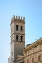 Temple of Minerva located in Assisi, Umbria, Italy Royalty Free Stock Photo