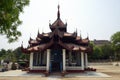 Temple with Mingun bell Royalty Free Stock Photo