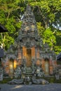 Temple at Monkey Forest Sanctuary in Ubud Royalty Free Stock Photo