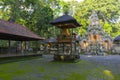 Temple at Monkey Forest Sanctuary in Ubud Royalty Free Stock Photo