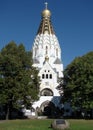 Temple-Monument to the Russian Glory in the Battle of Nations at Leipzig in 1813, Germany Royalty Free Stock Photo