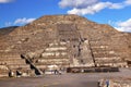 Temple of Moon Climbing Pyramid Teotihuacan Mexico City Mexico