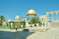 Temple Mount is the Mosque of Omar. East jerusalem Royalty Free Stock Photo