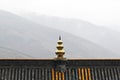 Temple in the mountain. Royalty Free Stock Photo