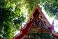 Temple with nature