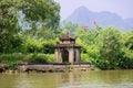 Temple near Perfume Pagoda, Vietnam Royalty Free Stock Photo