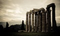 Temple of Olympian Zeus Royalty Free Stock Photo