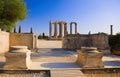 Temple of the Olympian Zeus at Athens, Greece Royalty Free Stock Photo