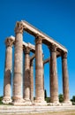 The Temple of Olympian Zeus in Athens