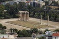 Temple of Olympian Zeus Ruins, Athens, Greece Royalty Free Stock Photo