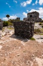 A Temple on one of the Mayan ruins in Tulum,Mexico