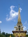 Temple pagoda chalong , Puket city , Thailand ,