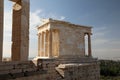 Temple at the partheon in Athens Royalty Free Stock Photo