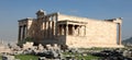 Temple at the partheon in Athens Royalty Free Stock Photo