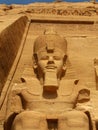 Temple of Pharaoh Ramses II in Abu Simbel, Egypt Royalty Free Stock Photo