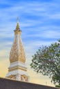 Temple of Phra That Phanom Stupa, important Theravada Buddhist structures in the region in in Nakhon Phanom Province, Thailand