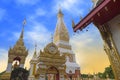 Temple of Phra That Phanom Stupa, important Theravada Buddhist structures in the region in in Nakhon Phanom Province, Thailand