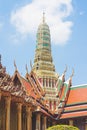 The temple is a place for religious activity for Buddhists Royalty Free Stock Photo