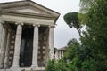 Temple of Portuno in the Rome Boario Forum Royalty Free Stock Photo