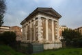 Temple of Portunus in the Forum Boarium, Rome Royalty Free Stock Photo