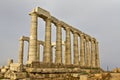 Temple of Poseidon at cape sounio, Greece Royalty Free Stock Photo