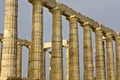 Temple of Poseidon at cape sounio, Greece Royalty Free Stock Photo