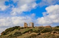 Temple of Poseidon at Cape Sounion, Attica, Greece. Royalty Free Stock Photo