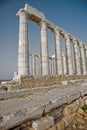 Temple of Poseidon, Cape Sounion, Greece Royalty Free Stock Photo