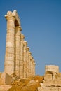 Temple of Poseidon, Cape Sounion, Greece Royalty Free Stock Photo