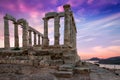 The Temple of Poseidon at Sounion, Greece