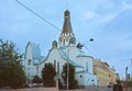 The temple of the Prelate Pyotr of the Metropolitan of Moscow in Saint Petersburg, Russia