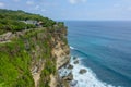 Temple Pura Luhur Uluwatu on cliff, Bali, Indonesia