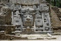 Temple and Pyramid of Masks, Lamanai Archaeological Reserve, Orange Walk, Belize, Central America Royalty Free Stock Photo