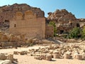 Temple Qasr Al-Bint Petra, Jordan Royalty Free Stock Photo