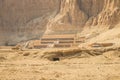 The temple of Queen Hatshepsut on the west bank of the Nile near the Valley of the Kings in Luxor, Egypt Royalty Free Stock Photo