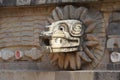 Temple of quetzalcoatl in teotihuacan mexico VI Royalty Free Stock Photo