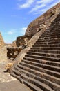 Temple of quetzalcoatl in teotihuacan mexico VII Royalty Free Stock Photo