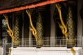 Temple Roof Architecture - Luang Prabang, Laos Royalty Free Stock Photo