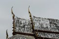 Temple roof Royalty Free Stock Photo