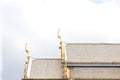 Temple Roof, Wat Sothorn Wararam Worawihan, Chachoengsao Province, Thailand