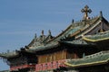 Temple roofs in Erdene Zuu