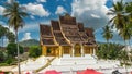 Temple in Royal Palace Museum Luang Prabang, Laos Royalty Free Stock Photo