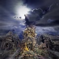 Temple ruins Royalty Free Stock Photo